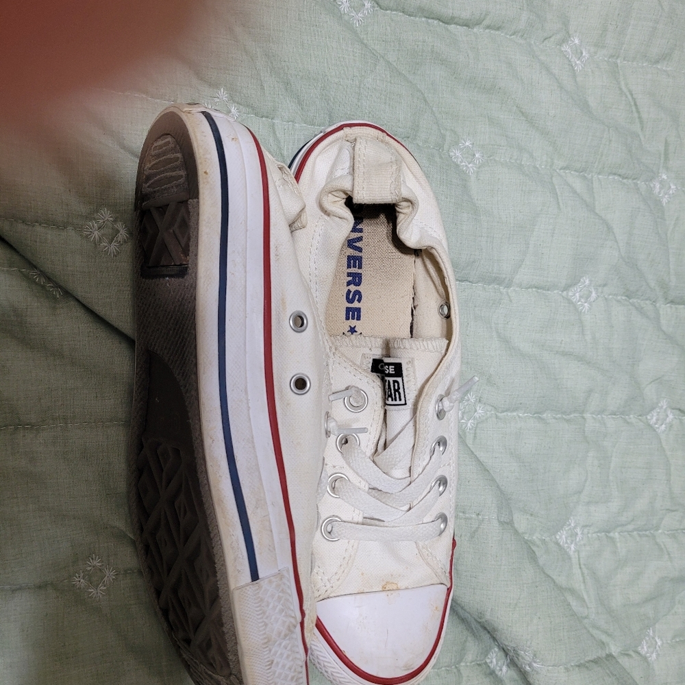 White converse size 7